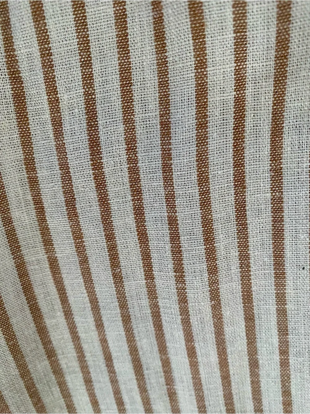 Saltwater Luxe NWT Almond Stripe Wide Leg Drawstring Pants Linen Blend M - Picture 9 of 16